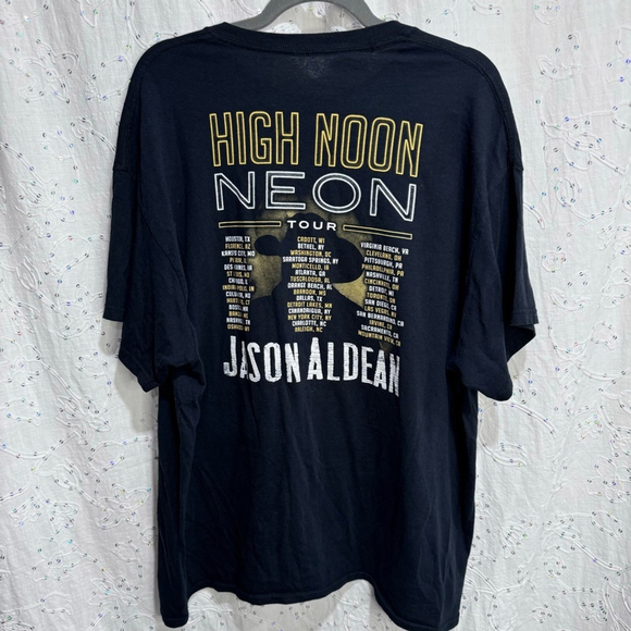 Jason Aldean High Noon Neon Tour Official Concert T-Shirt - Picture 4 of 4